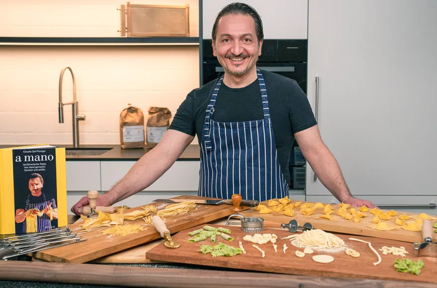 Online Kochkurs mit Claudio Del Principe (Pastakurs)