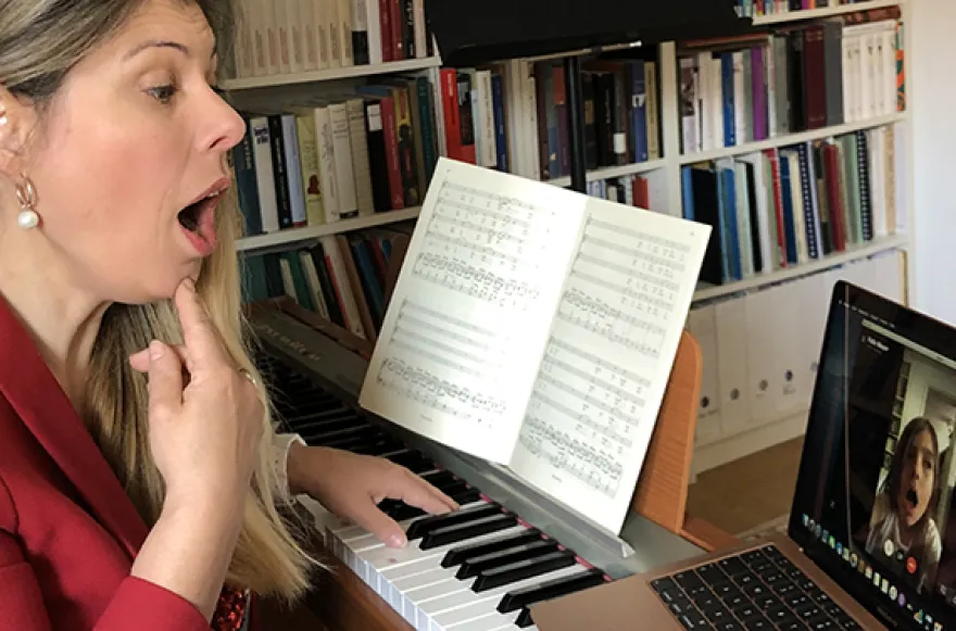 Online-Seminar Gesangsstunde (45 Minuten)