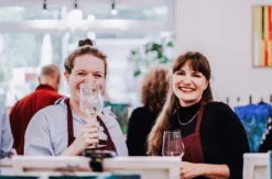 Paint & Drink mit Strukturpaste Hamburg