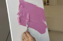 Paint & Drink mit Strukturpaste Berlin