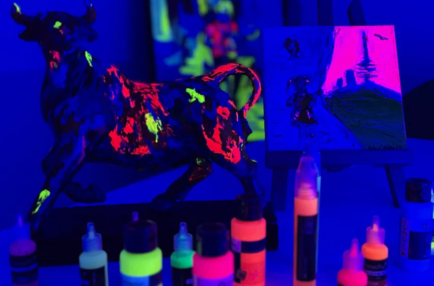 Painting in the dark Waltershausen