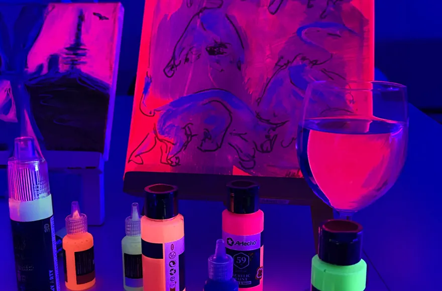 Painting in the dark Waltershausen