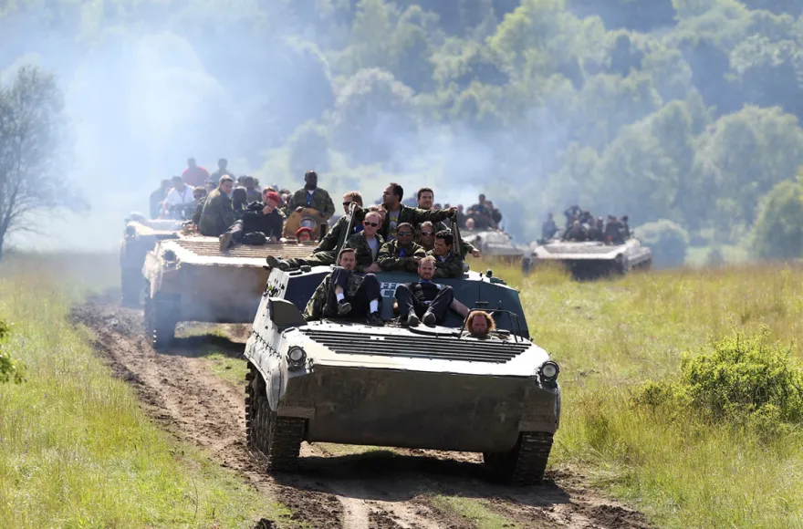 Panzerfahren in Prag