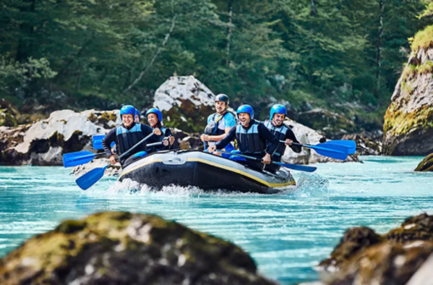 Power-Rafting bei Kiefersfelden