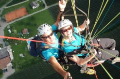 Pärchenflug mit 2 Gleitschirmen Saltaus