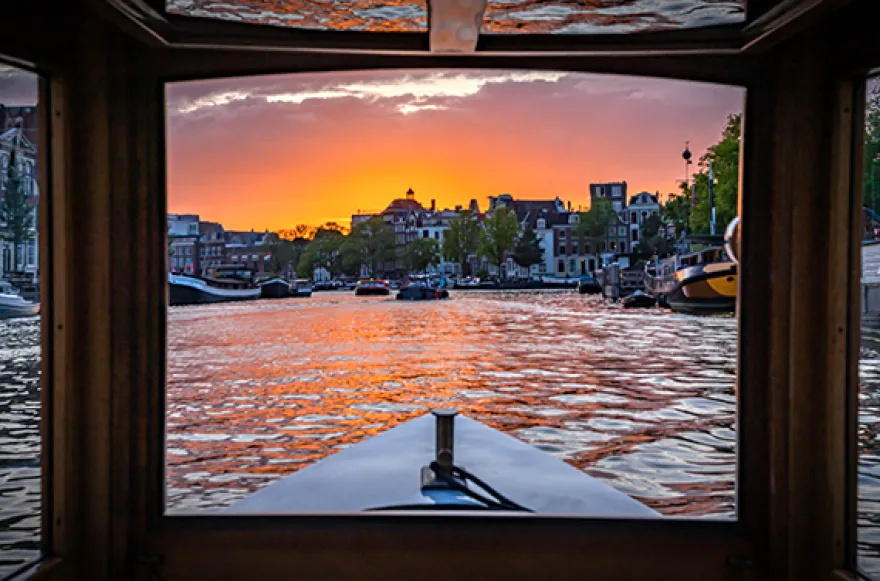 Private Bootstour in Amsterdam für 2 (1 Std.)