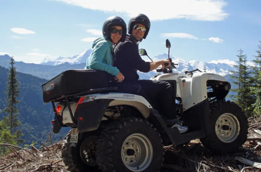 Quad-Tour mit BBQ Interlaken
