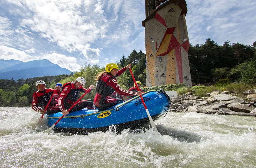 Rafting, Mega Swing & Flying Fox im Ötztal