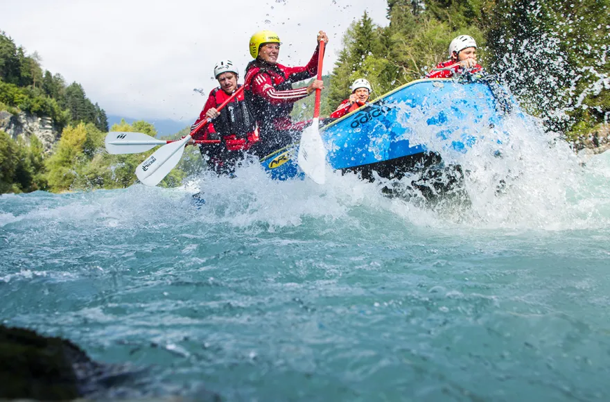 Rafting, Mega Swing & Flying Fox im Ötztal