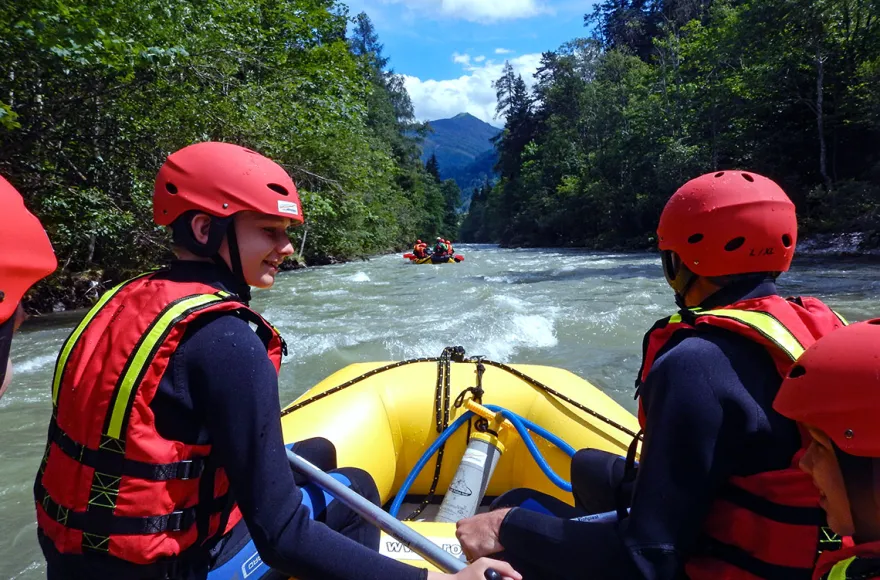Rafting Tour für Groß & Klein in Österreich