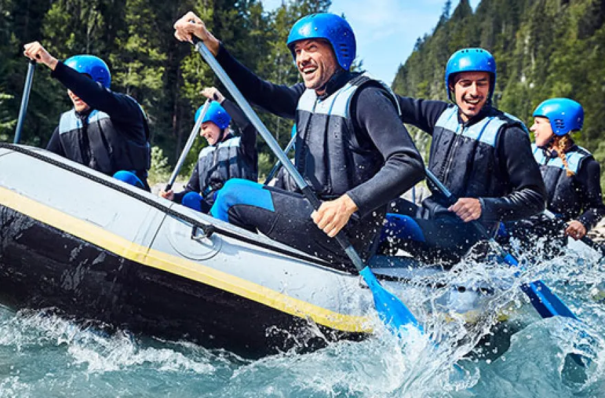 Rafting Tour für 2 in Schneizlreuth (1/2 Tag)
