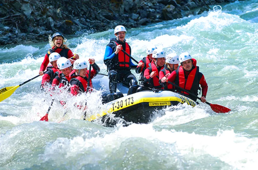 Rafting und Canyoning in der Imster Schlucht