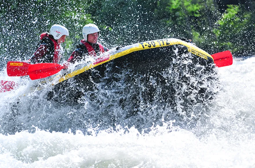Rafting und Klettersteig Imster Schlucht Sautens