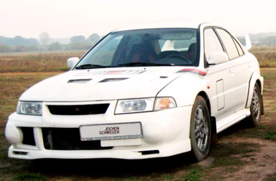 Rallye fahren im Mitsubishi Lancer Evo VI in Ungarn