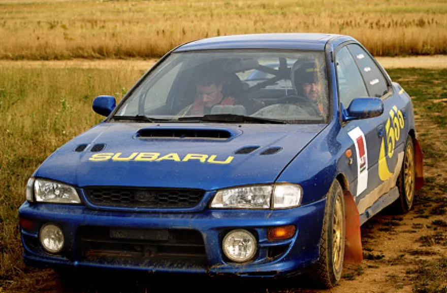 Rallye fahren im Subaru WRX STI