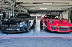 Renntaxi-Duo: Mercedes AMG GT-S vs. Porsche 911 GT3
