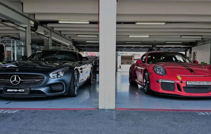 Renntaxi GT3 vs AMG GT-S (6 Rdn) Hockenheimring