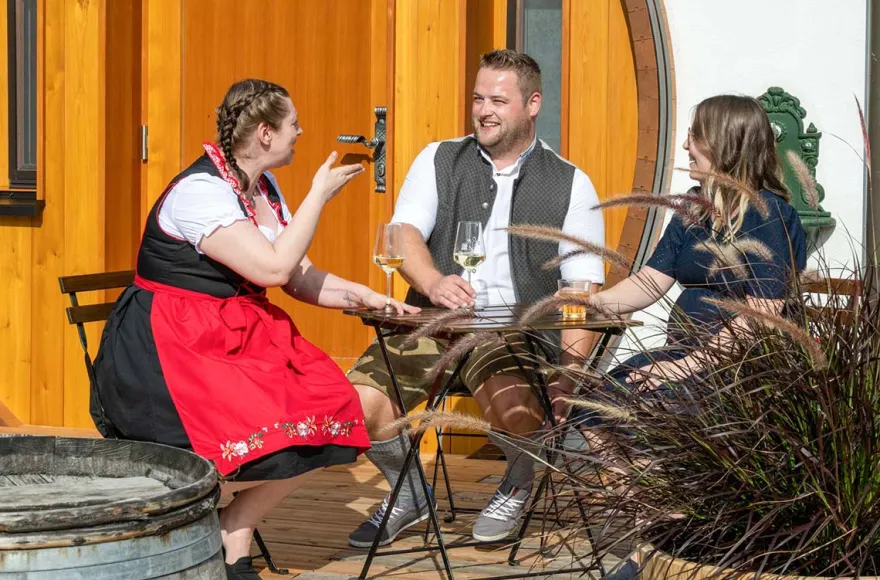 Romantikurlaub im Weinfass für 4 Grub an der March (2 Nächte)