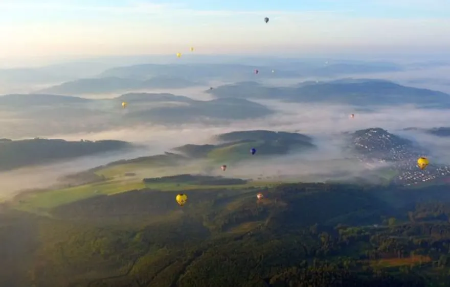 Romantische Ballonfahrt Pforzheim für 2