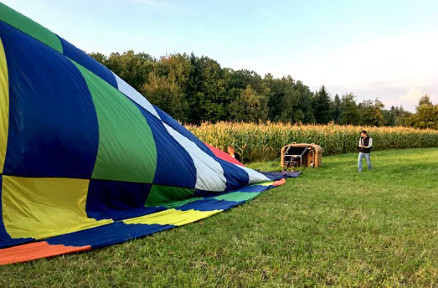 Romantische Ballonfahrt Raum Karlsruhe für 2