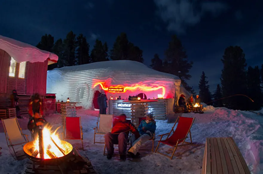 Romantische Iglu Übernachtung mit Therme Ötz für 2 (1 Nacht)