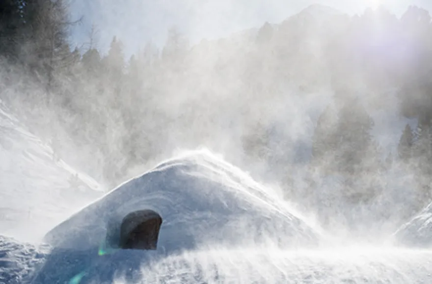 Romantische Nacht im Iglu in Südtirol für 2