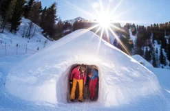 Romantische Nacht im Iglu in Südtirol für 2