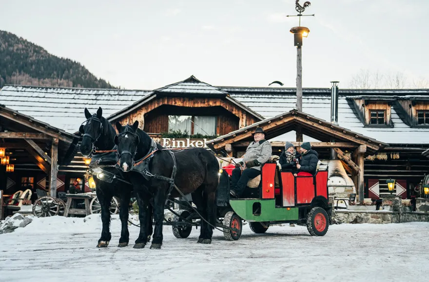 Romantische Pferdekutschenfahrt Bad Kleinkirchheim für 2