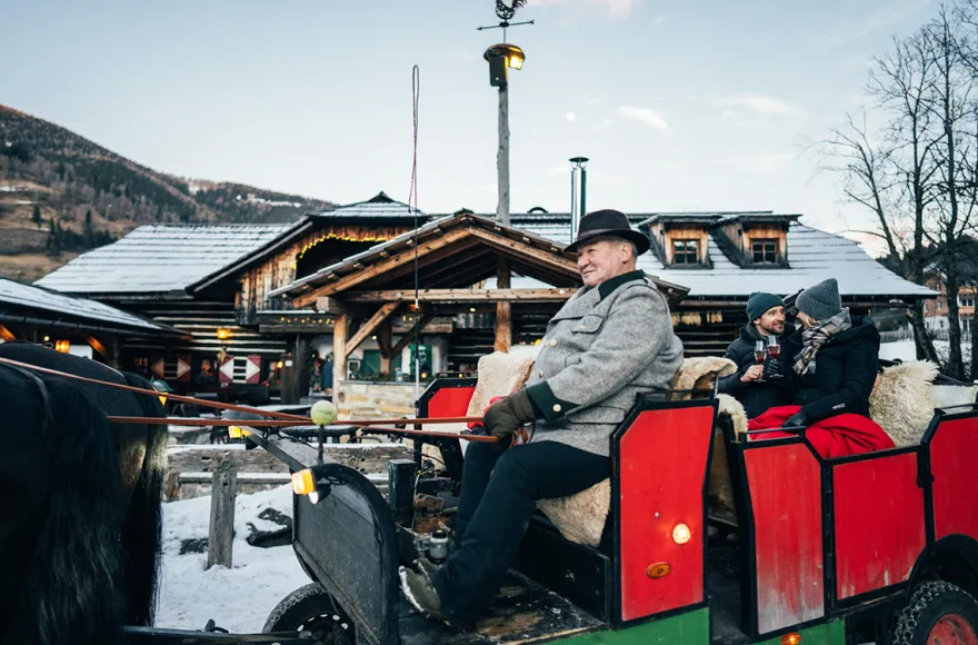 Romantische Pferdekutschenfahrt Bad Kleinkirchheim für 2