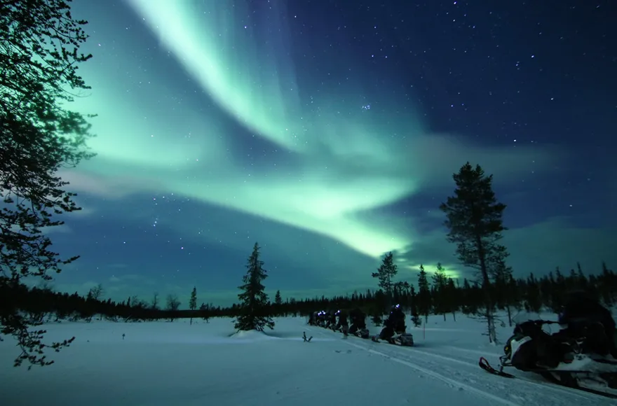 Romantischer Nordlichter-Kurzurlaub in Lappland für 2