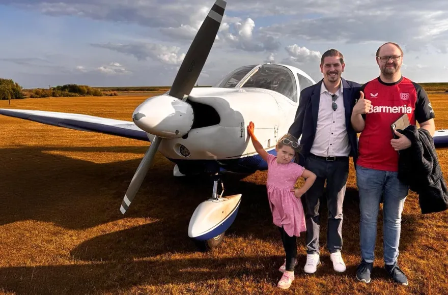 Rundflug im Ultraleichtflugzeug Würselen (30 Min.)