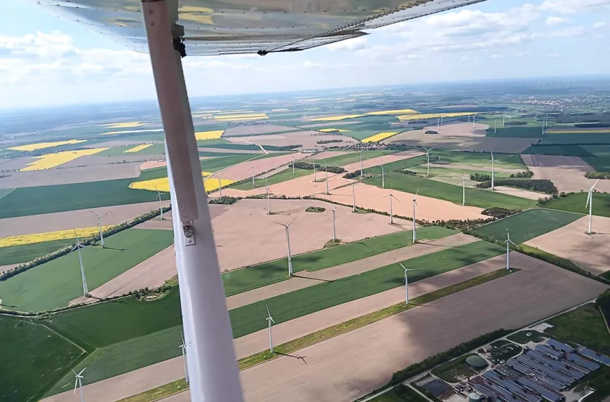 Rundflug "Industriegeschichte Osten" Reinsdorf