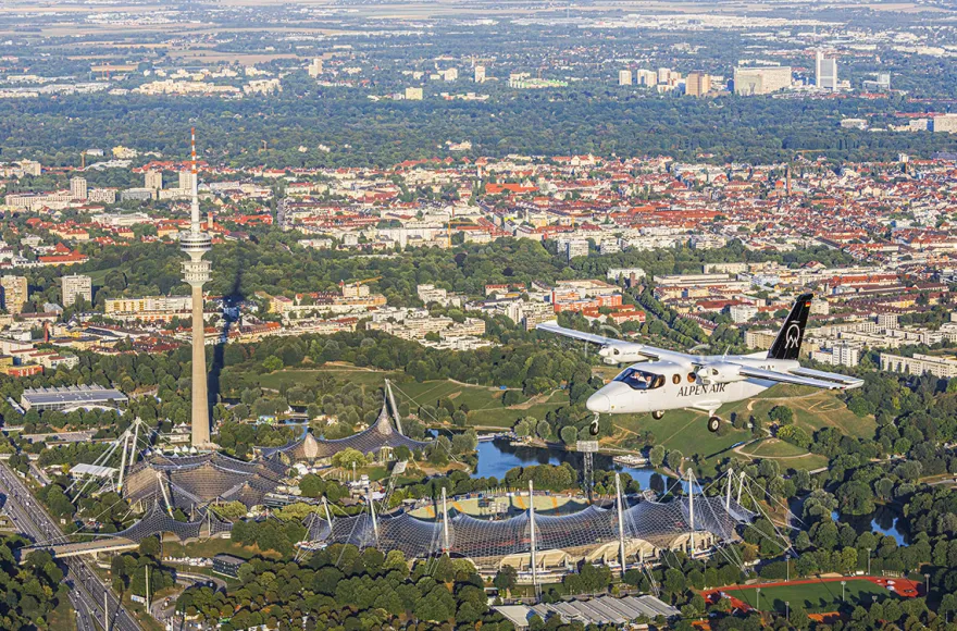 Rundflug München und Fünfseenland (45 Min.)