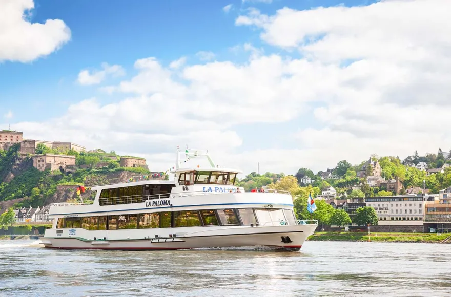 Schifffahrt zum Brauhaus Koblenz