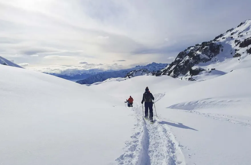 Schneeschuhwanderung im Rofangebirge