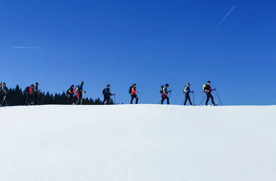 Schneeschuhwanderung Reit im Winkl mit Rodeln