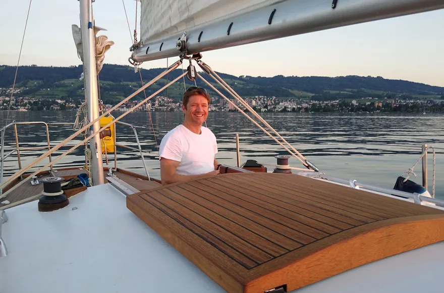 Segeln am Abend Bodensee für 2