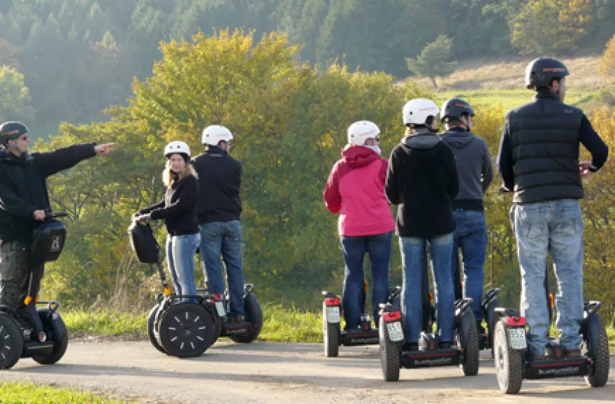 Segway GPS-Schnitzeljagd