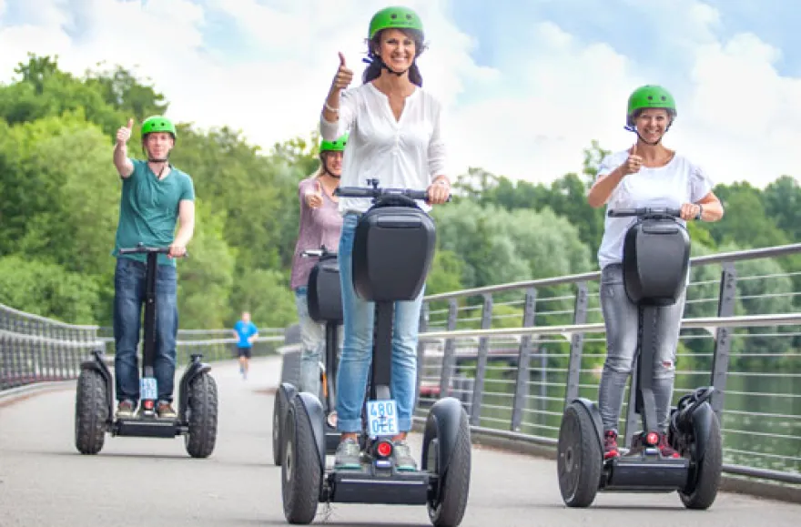Segway GPS-Schnitzeljagd