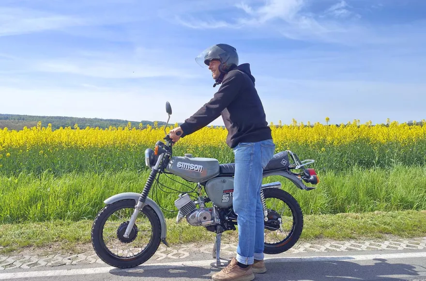 Simson Moped fahren Chemnitz (1 Tag)