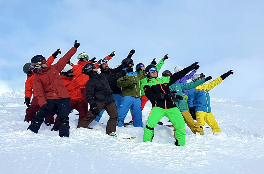Snowboard Einsteigerkurs auf der Winklmoosalm