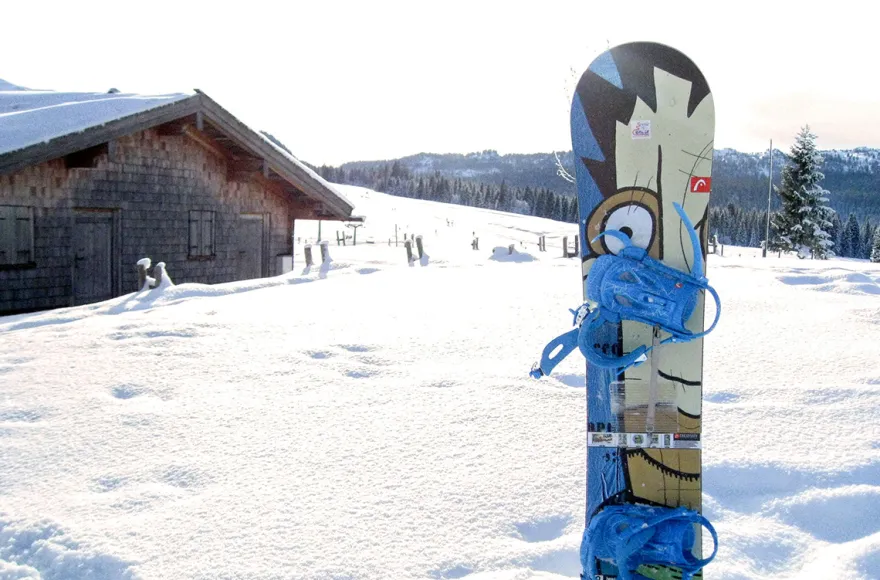 Snowboard Einsteigerkurs auf der Winklmoosalm