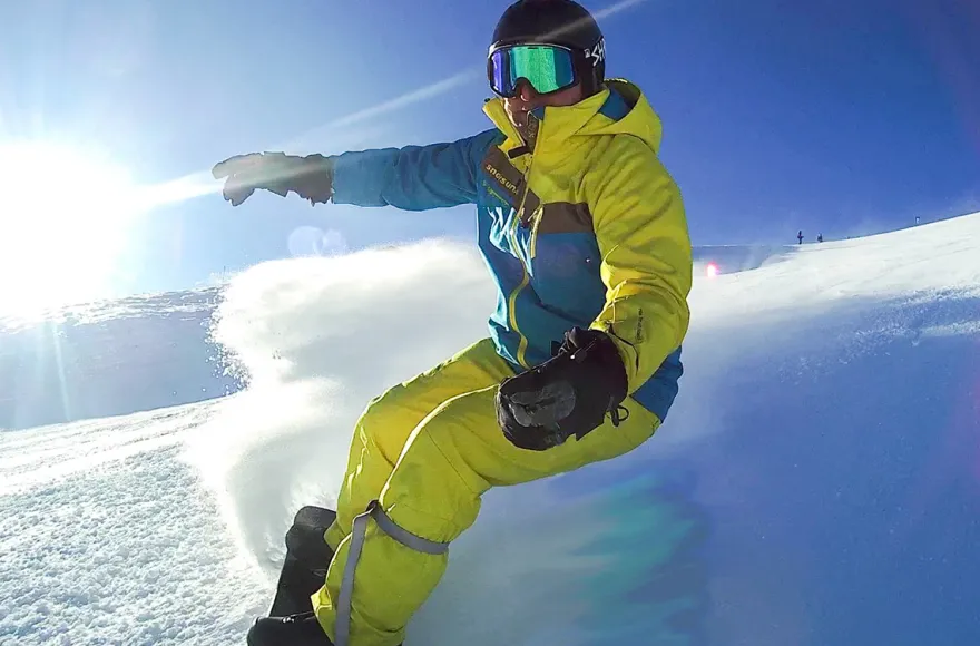 Snowboard Einsteigerkurs auf der Winklmoosalm