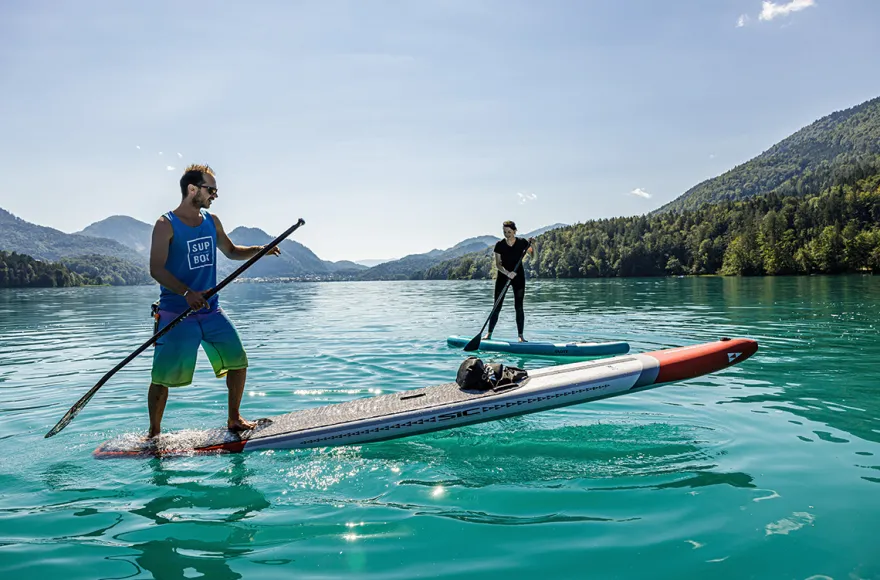 SUP Privatstunde für 2 Attersee
