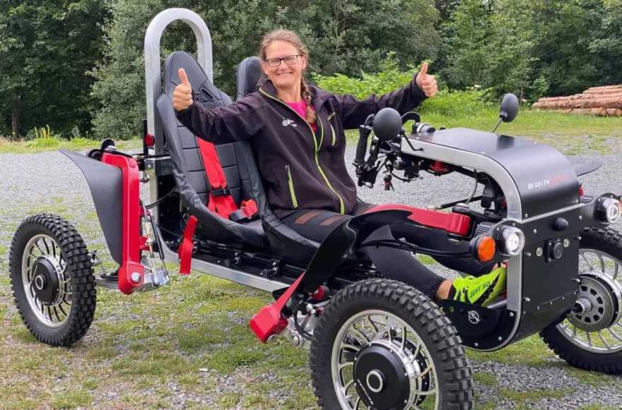 Swincar Tandem Tour für 2 Stiege (30 Min.)