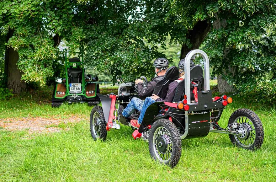 Swincar Tandem Tour für 2 Stiege (1 Std.)