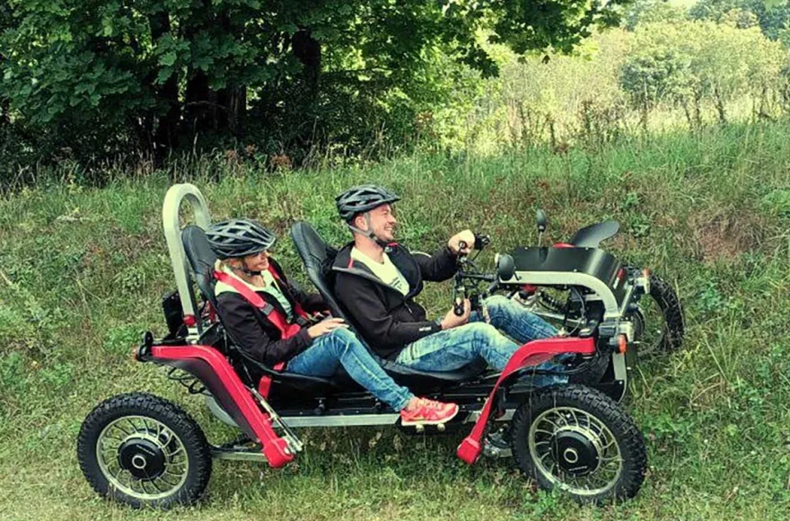 Swincar Tandem Tour für 2 Stiege (1 Std.)