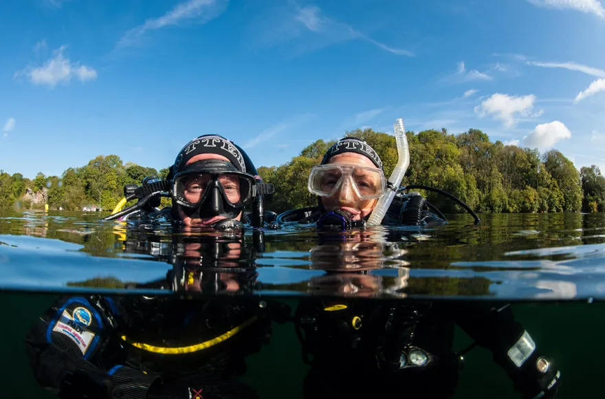 Tauchschnupperkurs im See Illerrieden