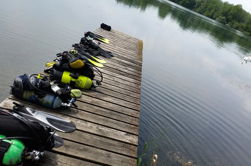 Tauchschnupperkurs im See Illerrieden