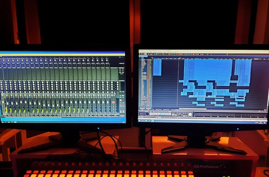 Tonstudioaufnahme Plauen